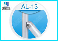 सिंगल साइड 45 डिग्री इनर कनेक्टर एल्यूमीनियम पाइप फिटिंग Anodizing सिल्वर AL-13